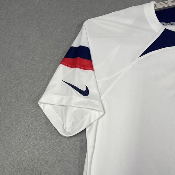 Nike Team USA Soccer Jersey Men XXL 2XL White Loyal USMNT Stadium Home Kit 22/23 - Picture 5 of 11